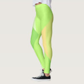 Atemberaubend grüne Fahne Abstrakt Leggings (Links)