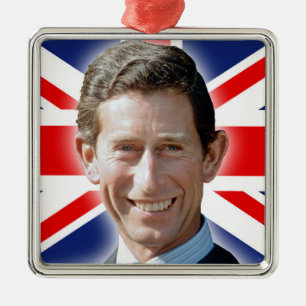 Atemberaubend! HRH Prince Charles Silbernes Ornament