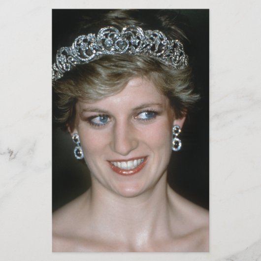 Atemberaubend! HRH Princess Diana Briefpapier (Vorderseite)