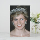 Atemberaubend! HRH Princess Diana Briefpapier (Stehend Vorderseite)