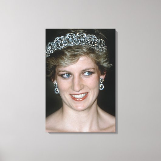 Atemberaubend! HRH Princess Diana Pro Foto Leinwanddruck (Vorderseite)