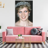Atemberaubend! HRH Princess Diana Pro Foto Leinwanddruck (Insitu (Wohnzimmer))