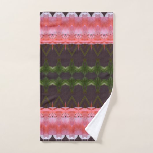 Atemberaubend in Plum und Korallen Badhandtuch Set (Handtuch)