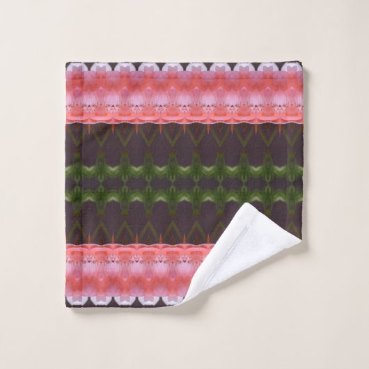 Atemberaubend in Plum und Korallen Badhandtuch Set (Waschlappen)