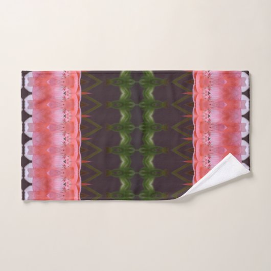 Atemberaubend in Plum und Korallen Badhandtuch Set (Handtuch)