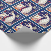 ATEMBERAUBEND KLEINER FISCH , ART DECO SCHÖNHEIT F GESCHENKPAPIER (Ecke)