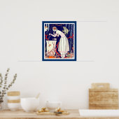 ATEMBERAUBEND KLEINER FISCH, ART DECO SCHÖNHEIT FA POSTER (Küche)