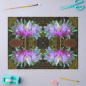 Atemberaubend Magenta und Lime Green Cactus Dahlia Seidenpapier (Basteln)