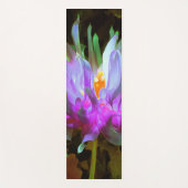 Atemberaubend Magenta und Lime Green Cactus Dahlia Yogamatte (Vorderseite)