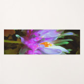 Atemberaubend Magenta und Lime Green Cactus Dahlia Yogamatte (Vorderseite (Horizontal))