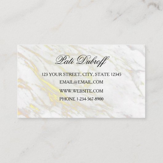 Atemberaubend Makeup Artist - Einen bleibenden Ein Visitenkarte (Rückseite)