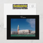 Atemberaubend! Markusplatz Venedig Postkarte (Vorne/Hinten)