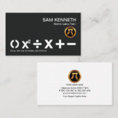 Atemberaubend Mathematiklehrer Visitenkarte (Vorne/Hinten)