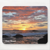 Atemberaubend Maui Beach Sunset Mousepad (Vorne)