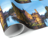 Atemberaubend! Mittelalterliche Brügge - Pro Foto Geschenkpapier (Rolleneckpunkt)