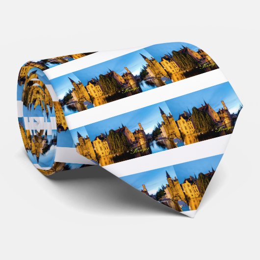 Atemberaubend! Mittelalterliche Brügge - Pro Foto Krawatte (Gerollt)