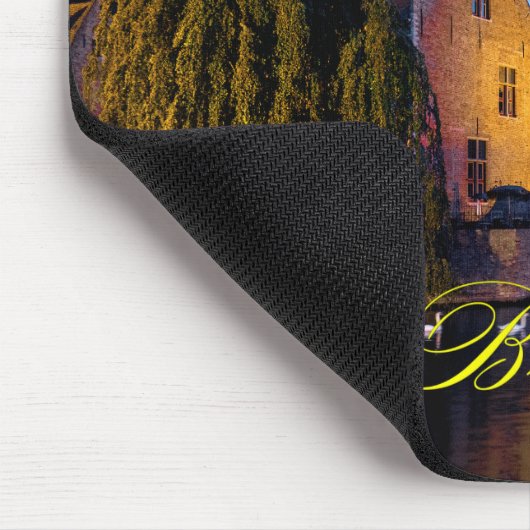 Atemberaubend! Mittelalterliche Brügge - Pro Foto Mousepad (Ecke)