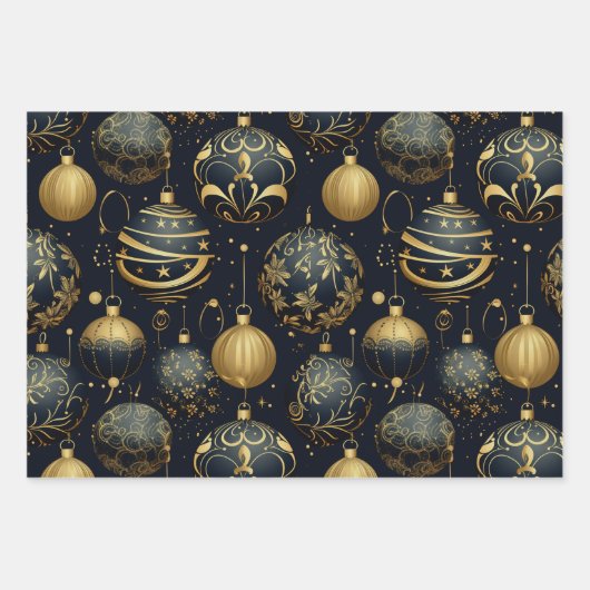 Atemberaubend Mitternacht Sparkone Geschenkpapier Set (Vorderseite 3)