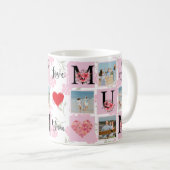 Atemberaubend Mum Foto Tasse I Liebe Sie (VorderseiteRechts)