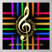 Atemberaubend Music Lovers Zitat Art Psychedelic N Foliendrucke (Vorderseite)