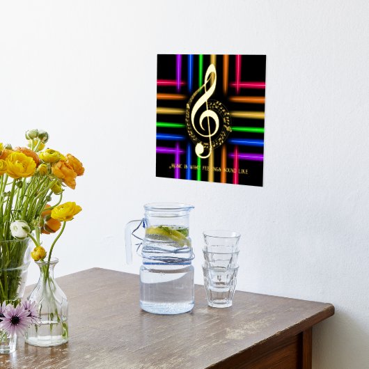 Atemberaubend Music Lovers Zitat Art Psychedelic N Foliendrucke (Ablage(Küche))