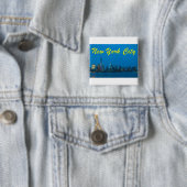 Atemberaubend neue New York Skyline Button (Beispiel)