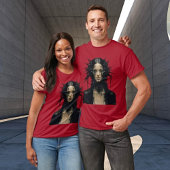 Atemberaubend Noir Femme Abstrakte Kunst T-Shirt