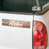 Atemberaubend Orange Maui Sunset Aloha Autoaufkleber (Auf Lkw)