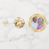 Atemberaubend Personalisiert, 50. Jubiläum Confett Konfetti (Rückseiten)