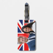 Atemberaubend! Prince Harry und Meghan Markle Gepäckanhänger (Rückseite vertikal)