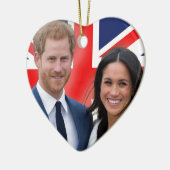 Atemberaubend! Prince Harry und Meghan Markle Keramik Ornament (Links)