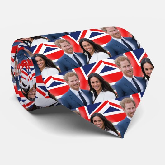 Atemberaubend! Prince Harry und Meghan Markle Krawatte (Gerollt)