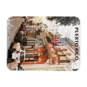 Atemberaubend Puerto Rico Vintage Reisen Magnet (Horizontal)