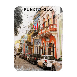 Atemberaubend Puerto Rico Vintage Reisen Magnet