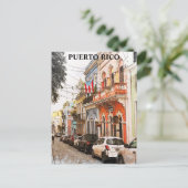 Atemberaubend Puerto Rico Vintage Reisen Postkarte (Stehend Vorderseite)
