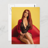 Atemberaubend Redhead Beauty Postkarte (Vorne/Hinten)
