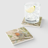 Atemberaubend Robin Steinuntersetzer (Seitenansicht)