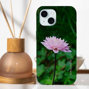 Atemberaubend Rosa Blume Personalisiert Name Case-Mate iPhone Hülle