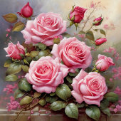 Atemberaubend rosa Roses Formal Necktie Krawatte