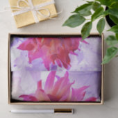 Atemberaubend Rot und Heiß rosa Kaktus Dahlia Seidenpapier (Geschenk)