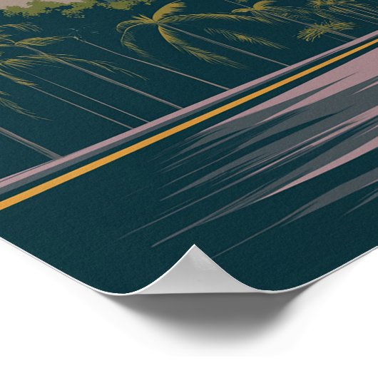 Atemberaubend Santiago, Chile Poster (Ecke)