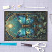 Atemberaubend Sapphire Blue Butterfly Seidenpapier (Handwerk)