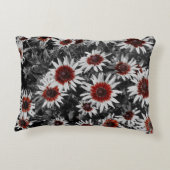 Atemberaubend Schwarz-Mit Augen Susans Akzentkisse Dekokissen (Rückseite)