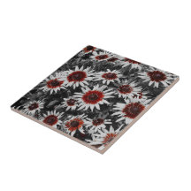 Atemberaubend Schwarz-Mit Augen Susans Keramik Til