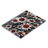 Atemberaubend Schwarz-Mit Augen Susans Spiral-Note Notizblock (Linke Seite)