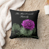 Atemberaubend Scottish Thistle Family Clan Kissen (Decke)