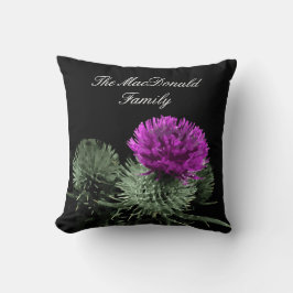 Atemberaubend Scottish Thistle Family Clan Kissen