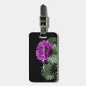 Atemberaubend Scottish Thistle Gepäckanhänger (Vorderseite vertikal)