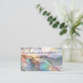 Atemberaubend Signature Opal 2 QR-Code Visitenkarte (Stehend Vorderseite)