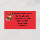 Atemberaubend Sunset Silhouette Howling Wolf Visitenkarte (Vorderseite)